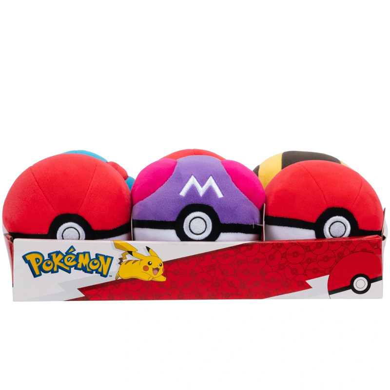 Peluche 12,5cm Pokeball Aléatoire