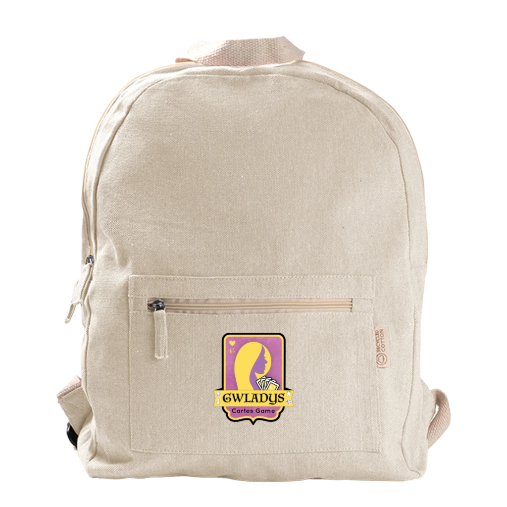 Sac à dos Beige 100 % Coton Recyclé