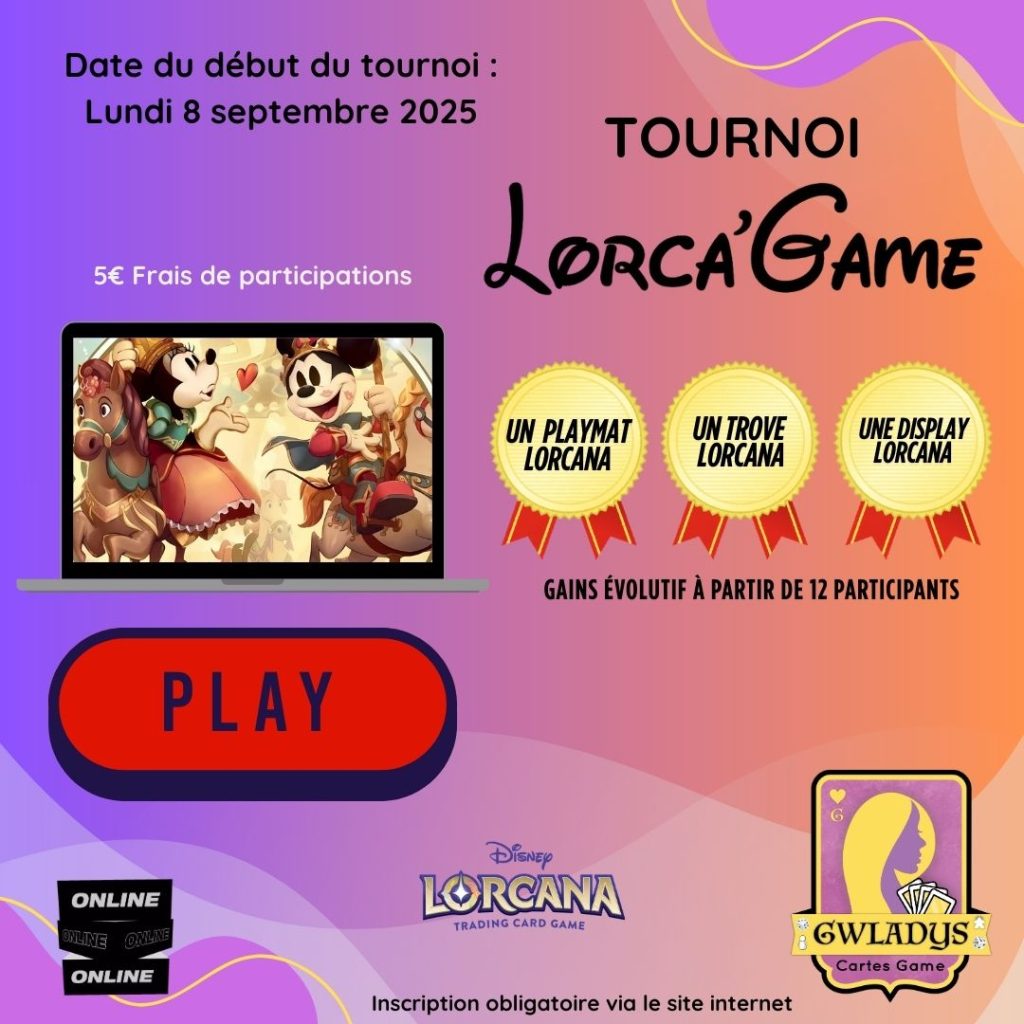 Tournoi : LORCA'GAME #1