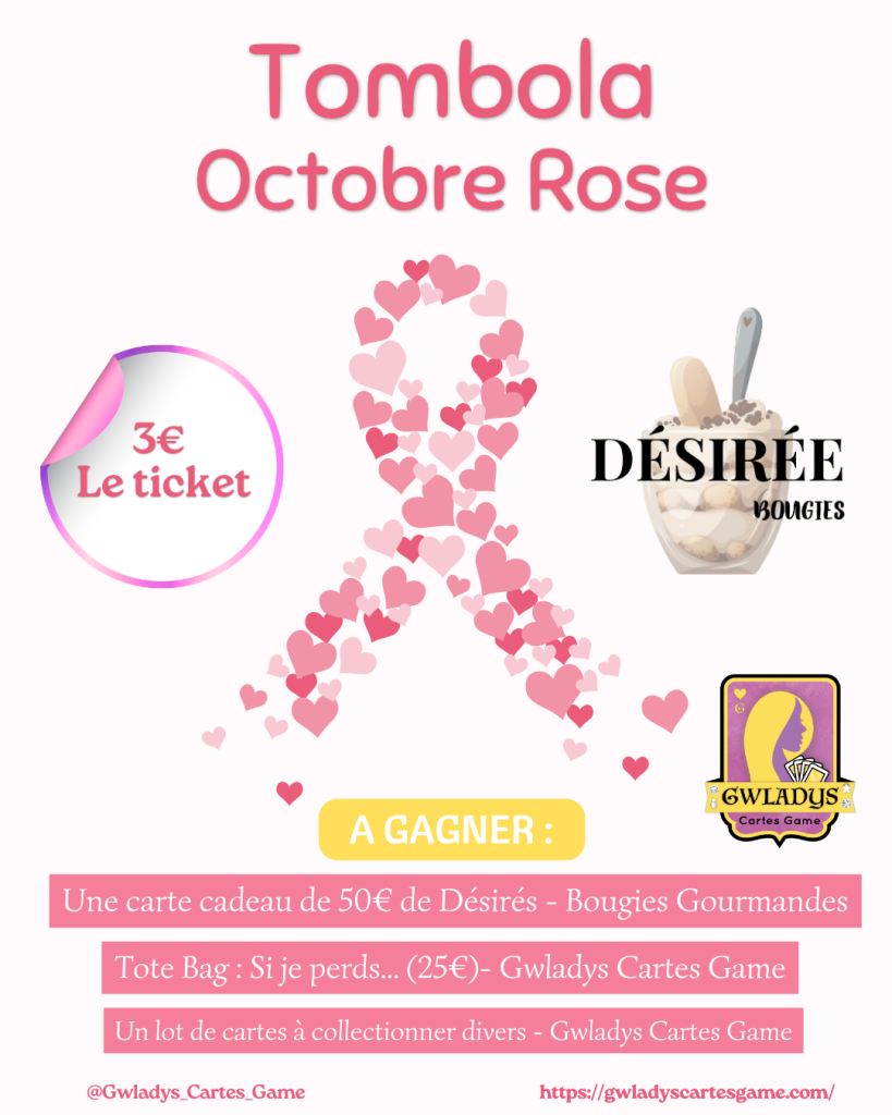 Ticket - Tombola Solidaire - Octobre Rose